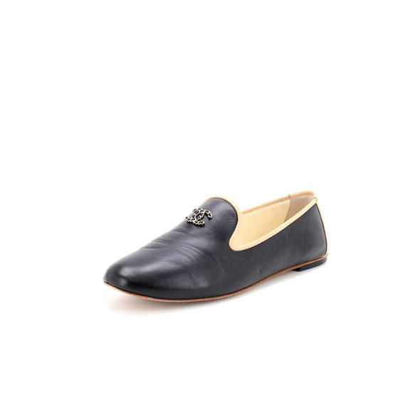 Chanel Women's CC Loafers Leather